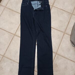 Buffalo David Bitton Dark Blue Straight Leg Jeans Sz 10/30 High Rise